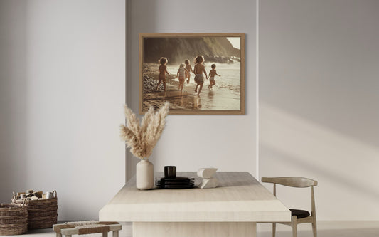 Framed Canvas - Your Photo Landscape