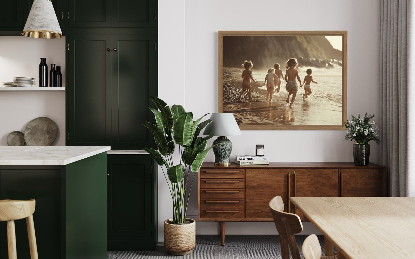 Framed Canvas - Your Photo Landscape