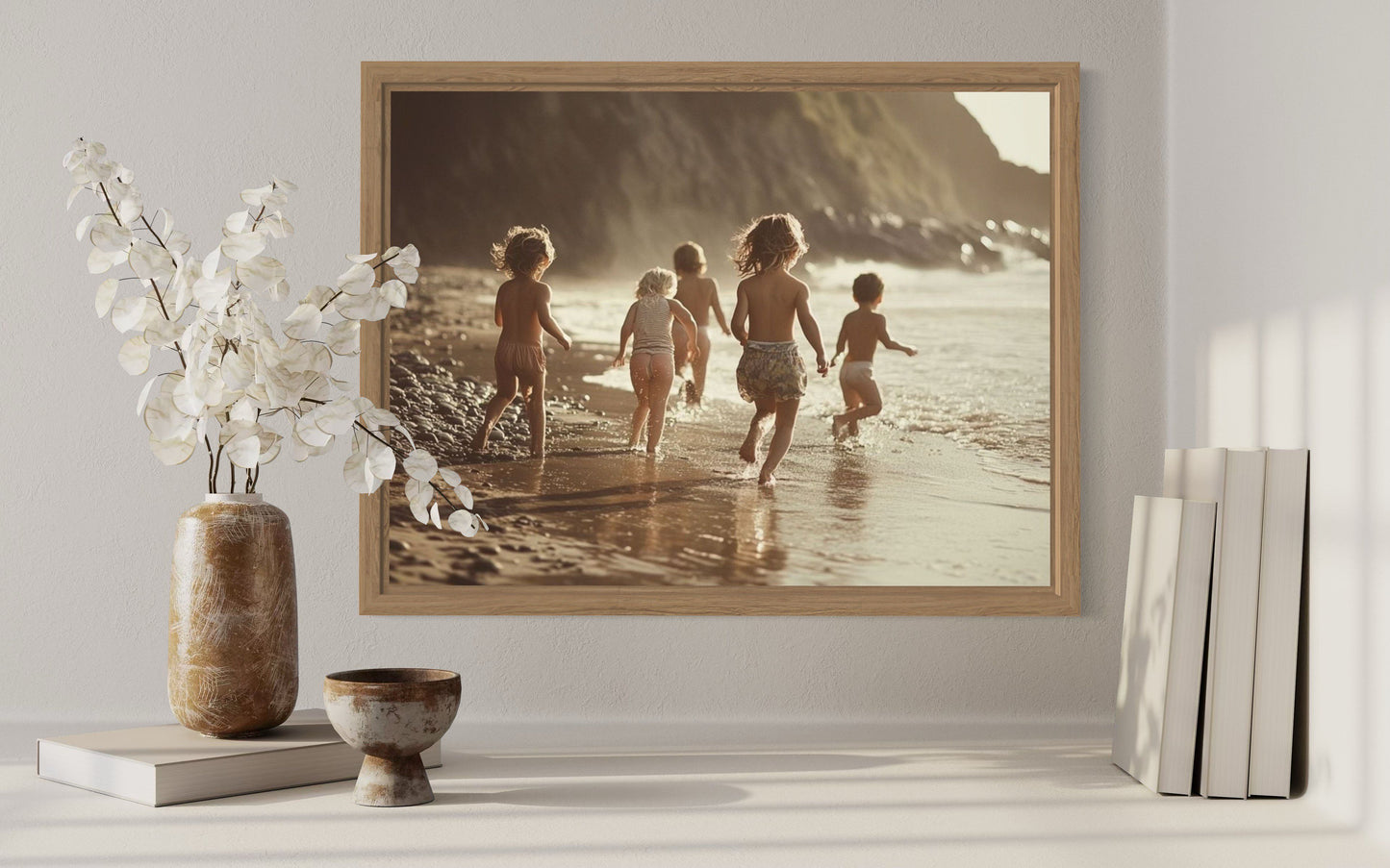 Framed Canvas - Your Photo Landscape